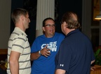 Dan and Doug talking to Gary Pillar from the University